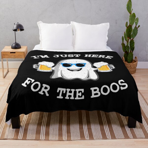 Item preview, Funny Halloween Tee, I'm Just Here For The Boos Costume Men Long Sleeve designed and sold by teeminghearing4.