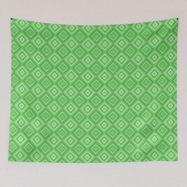 Item preview, Green Striped Diamond Pattern designed and sold by NinniSilver.