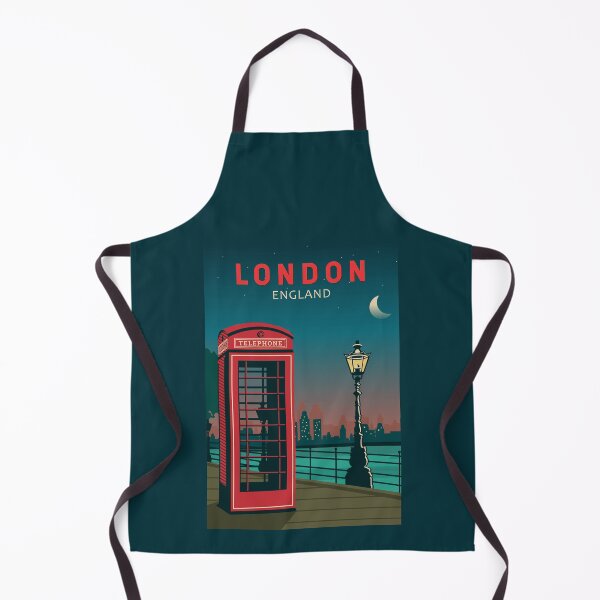 Item preview, London England Retro Travel Art Vintage designed and sold by KrisSidDesigns.