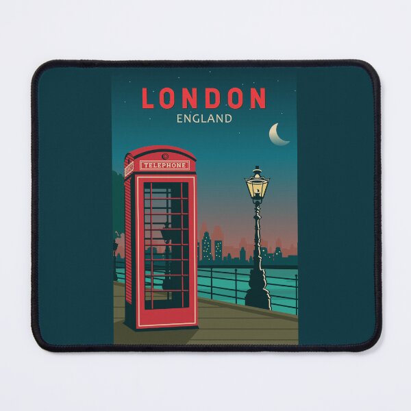Item preview, London England Retro Travel Art Vintage designed and sold by KrisSidDesigns.