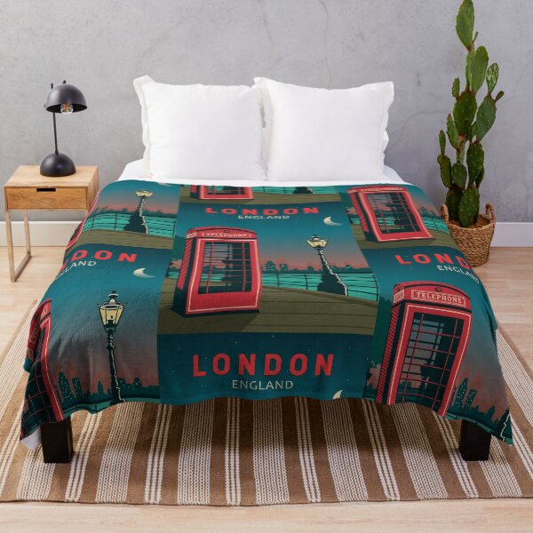 Item preview, London England Retro Travel Art Vintage designed and sold by KrisSidDesigns.