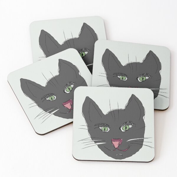 Item preview, The grey cat. designed and sold by Gabriele Maurus.