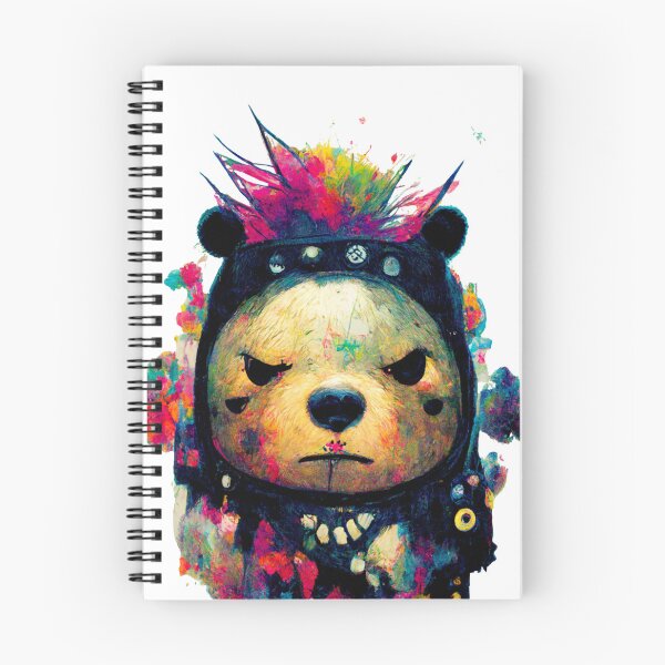 Item preview, edgy bear street art color designed and sold by keyd-studio.