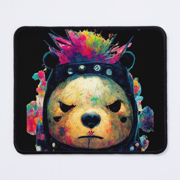 Item preview, edgy bear street art color designed and sold by keyd-studio.