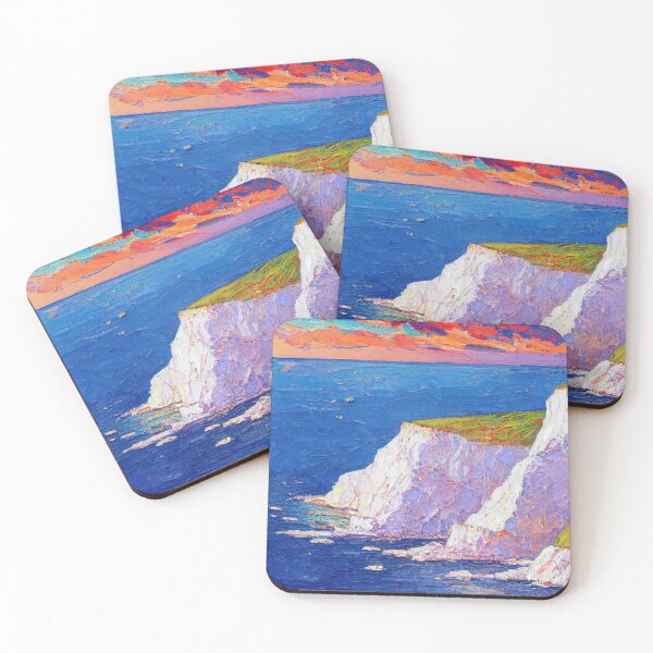 Item preview, White Cliffs of Dover - Impressionist designed and sold by SkyeArtShop.