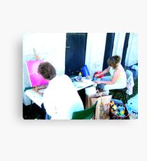 Artists At Work Canvas Print