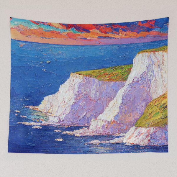 Item preview, White Cliffs of Dover - Impressionist designed and sold by SkyeArtShop.