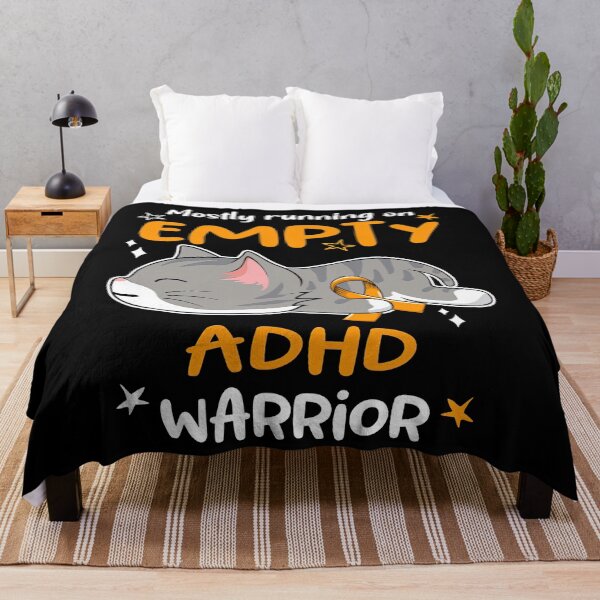 Item preview, ADHD Awareness Mostly Running on Empty ADHD Warrior designed and sold by TerrellOneal.