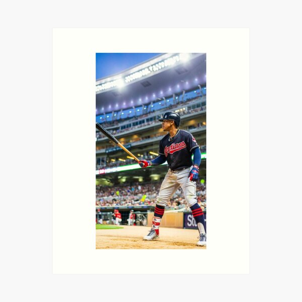 MLB Baseball Cleveland Indians Franciscolindor Francisco Lindor Francisco  Lindor Paquito Mr.Smile L Art Print