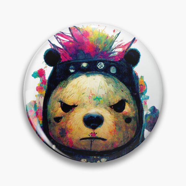Item preview, edgy bear street art color designed and sold by keyd-studio.