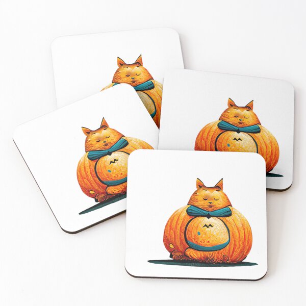 Item preview, Cute Halloween Pumpkin Cat designed and sold by Valro.