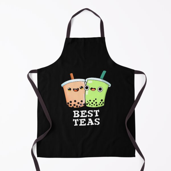 Item preview, Best Teas Funny Besties Boba Tea Puns (Dark BG) designed and sold by punnybone.