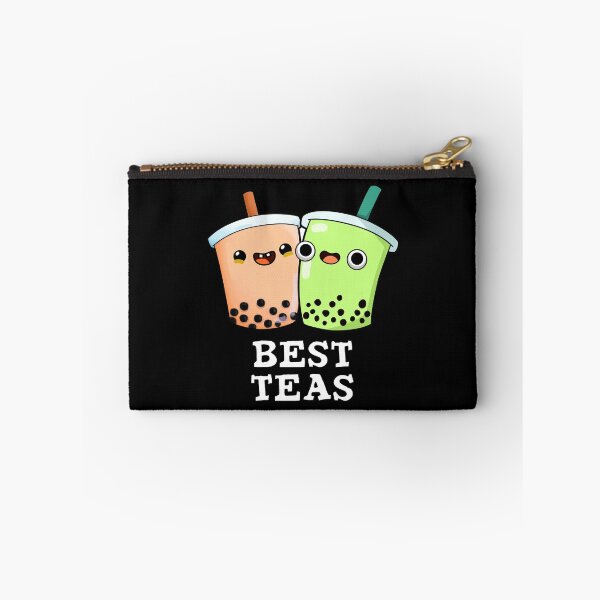 Item preview, Best Teas Funny Besties Boba Tea Puns (Dark BG) designed and sold by punnybone.