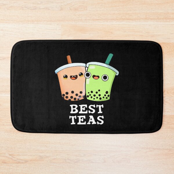 Item preview, Best Teas Funny Besties Boba Tea Puns (Dark BG) designed and sold by punnybone.