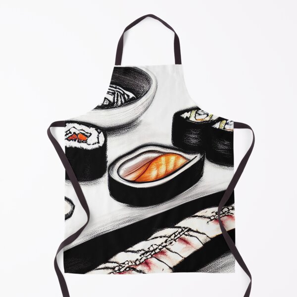 Item preview, Sushi Restaurant Pencil Art designed and sold by KishShop.