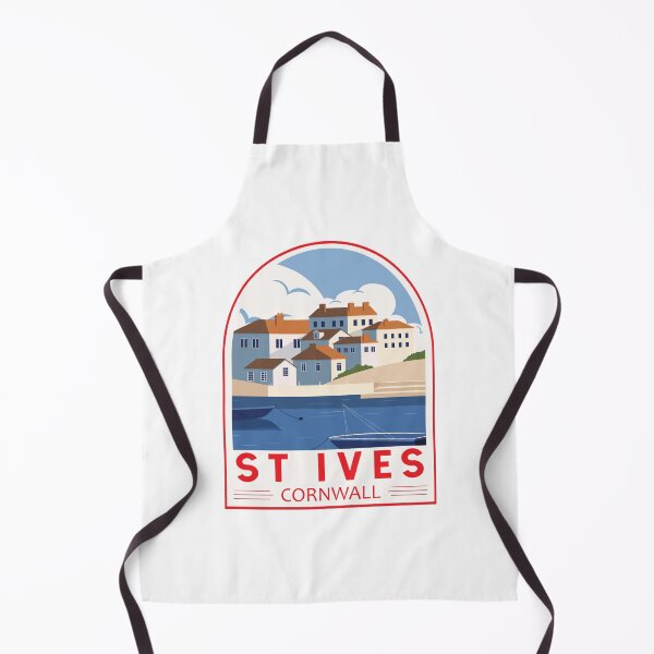Item preview, St Ives Cornwall England Retro Emblem designed and sold by KrisSidDesigns.