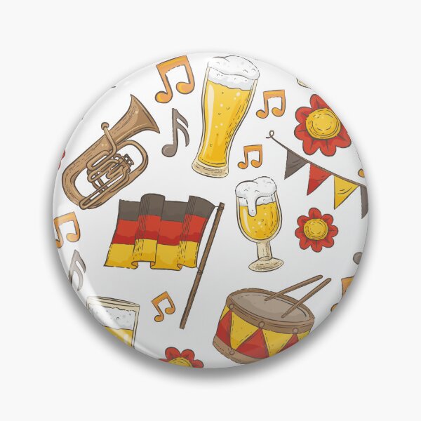 Item preview, Music and Beer Oktoberfest Pattern (White) designed and sold by Geo De la Cruz.