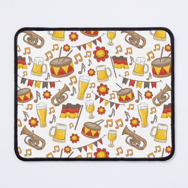 Item preview, Music and Beer Oktoberfest Pattern (White) designed and sold by Geo De la Cruz.