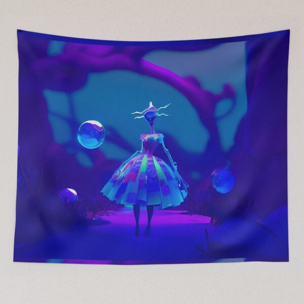 Item preview, Surreal - Light Creature in a magical world designed and sold by Elflena.