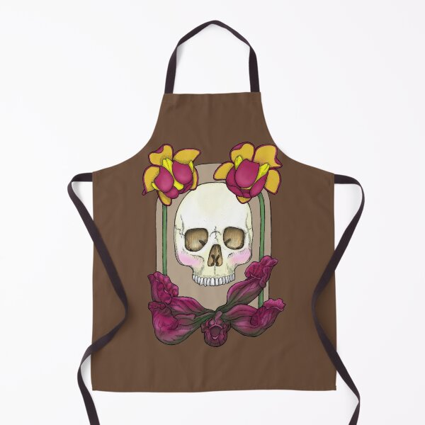 Item preview, Skull Over Purple Pitcher Plant designed and sold by Tippitiwichet.