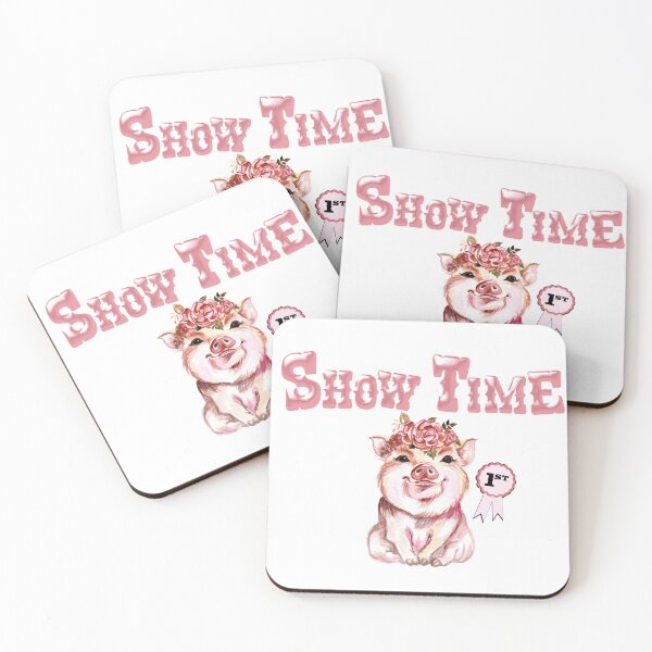 Item preview, Show Time - Cute Stock Show - Pig designed and sold by handsoftime2020.