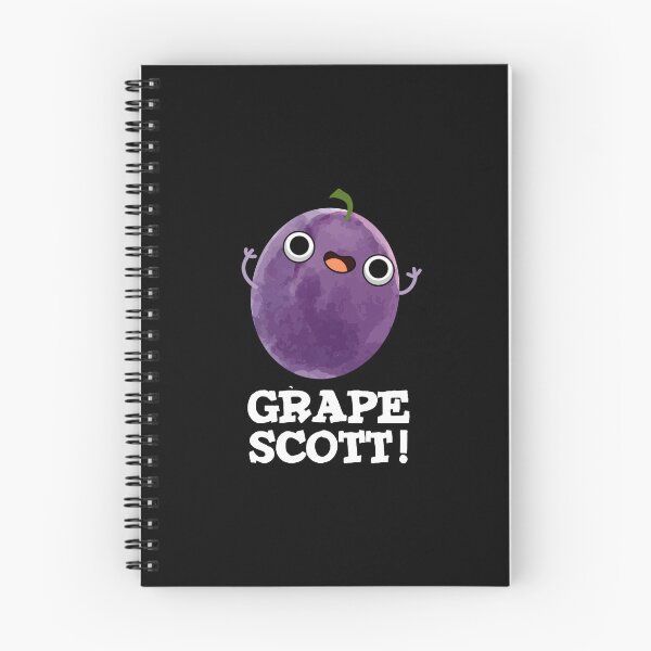 Item preview, Grape Scott Funny Fruit Grape Puns (Dark BG) designed and sold by punnybone.