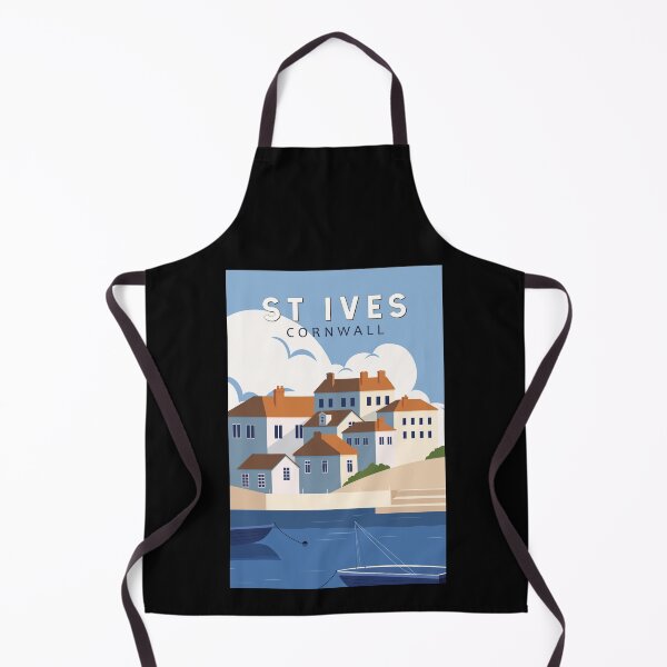 Item preview, St Ives Cornwall England Retro Travel Art Vintage designed and sold by KrisSidDesigns.