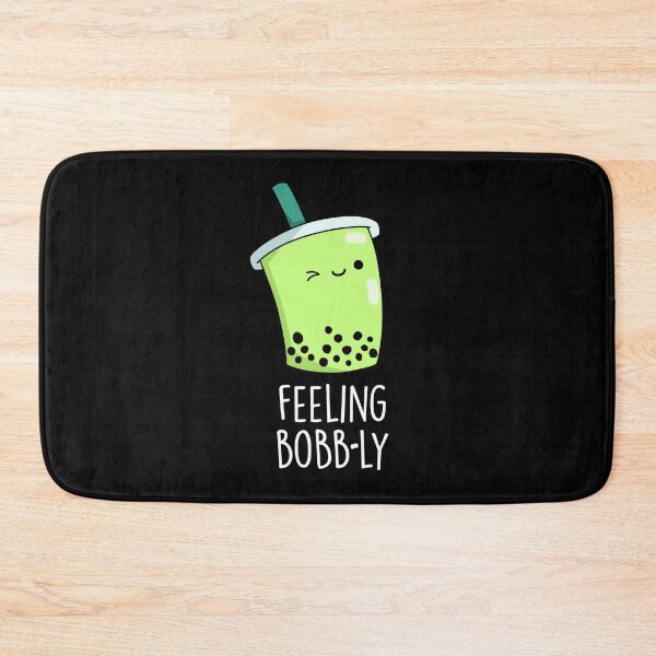 Item preview, Feeling Bobb-ly Funny Boba Tea Puns (Dark BG) designed and sold by punnybone.