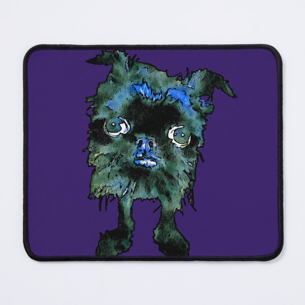 Item preview,  Friendly Hairball Beastie In Blue And Green designed and sold by taiche.