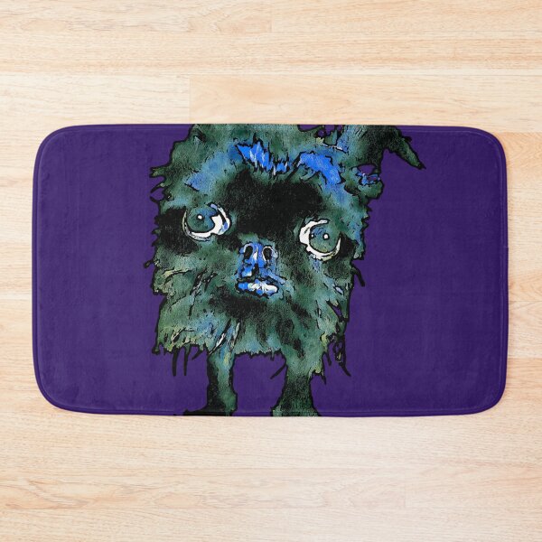 Item preview,  Friendly Hairball Beastie In Blue And Green designed and sold by taiche.