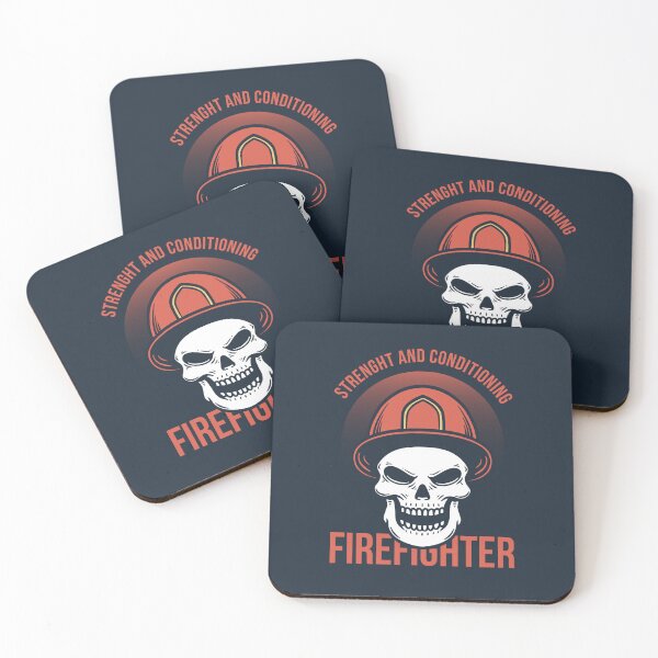 Item preview, Firefighter Skull Spirit Face Illustration designed and sold by rukurustudio.