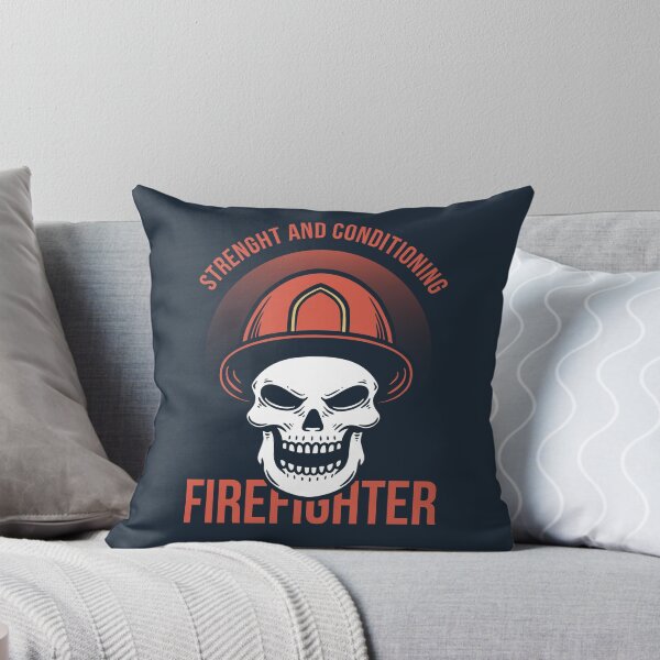 Item preview, Firefighter Skull Spirit Face Illustration designed and sold by rukurustudio.