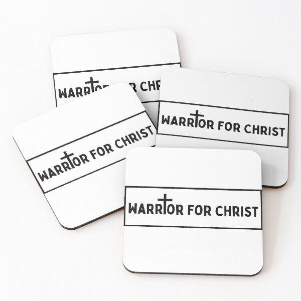 Item preview, Warrior For Christ  designed and sold by StickerBulls.