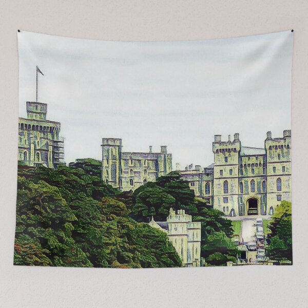 Item preview, Vintage Windsor castle 2 designed and sold by Chevrodesigns.