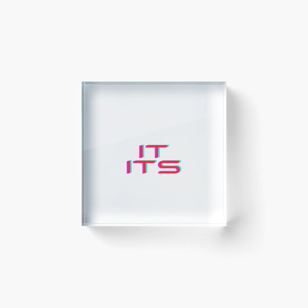Item preview, Neon It Its Pronouns Glitch designed and sold by SunshineAndGem.