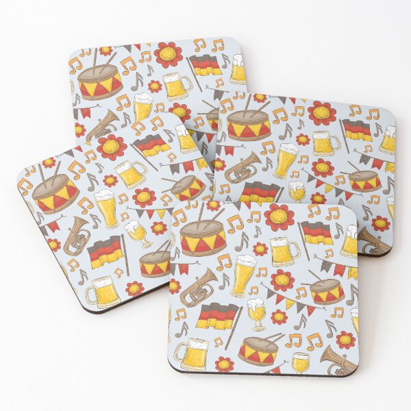Item preview, Music and Beer Oktoberfest Pattern (Bone) designed and sold by Geo De la Cruz.