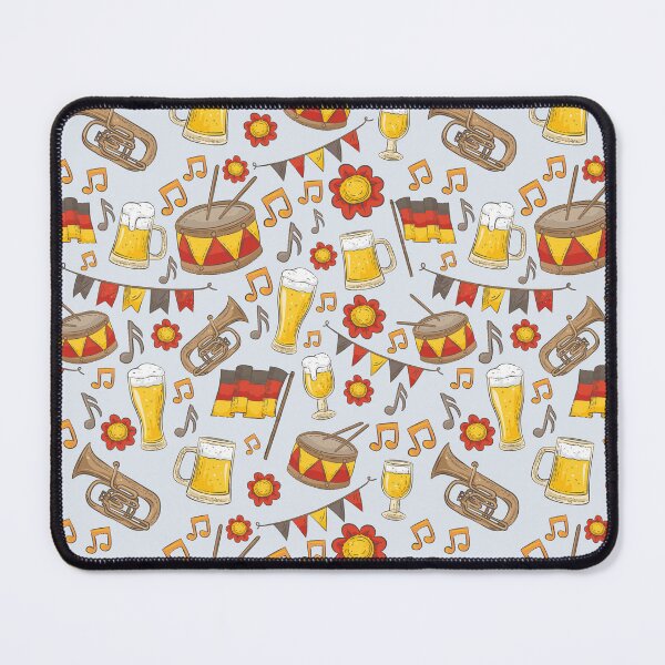 Item preview, Music and Beer Oktoberfest Pattern (Bone) designed and sold by Geo De la Cruz.