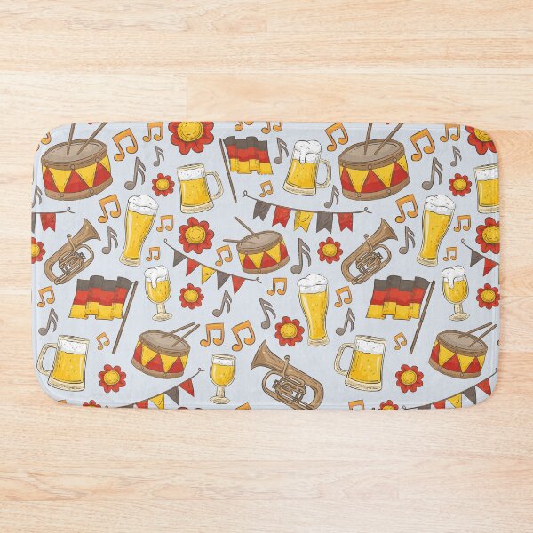 Item preview, Music and Beer Oktoberfest Pattern (Bone) designed and sold by Geo De la Cruz.