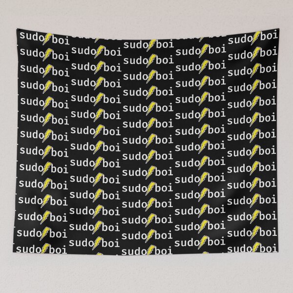 Item preview, sudo boi. A funny design perfect for unix and linux users, sysadmins or anyone in IT support designed and sold by robimerch.