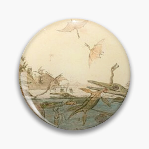 Item preview, A More Ancient Dorset inspired by Mary Anning’s fossils, art by De La Beche designed and sold by wabisabi-design.