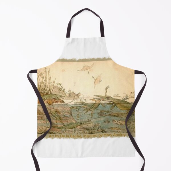 Item preview, A More Ancient Dorset inspired by Mary Anning’s fossils, art by De La Beche designed and sold by wabisabi-design.