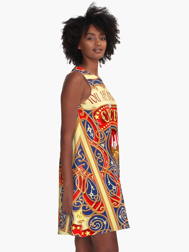 Alternate view of Dumbo Flying Elephant Circus Party A-Line Dress