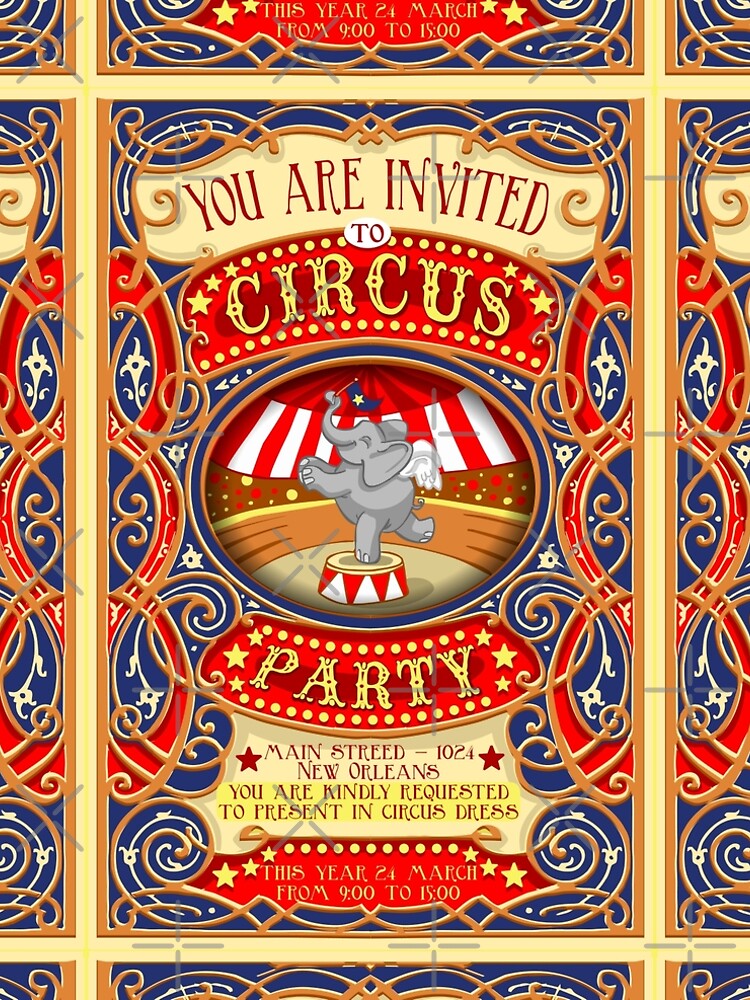 Dumbo Flying Elephant Circus Party by aurielaki