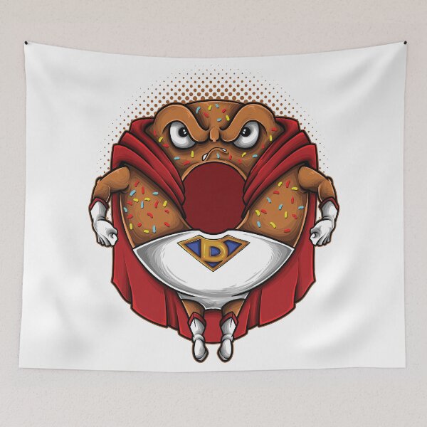 Item preview, Super Donut Foodie I Love Superheroes and Donuts designed and sold by ProjectX23.