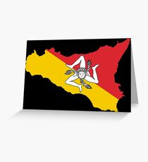 Sicily Sicilia Greeting Card