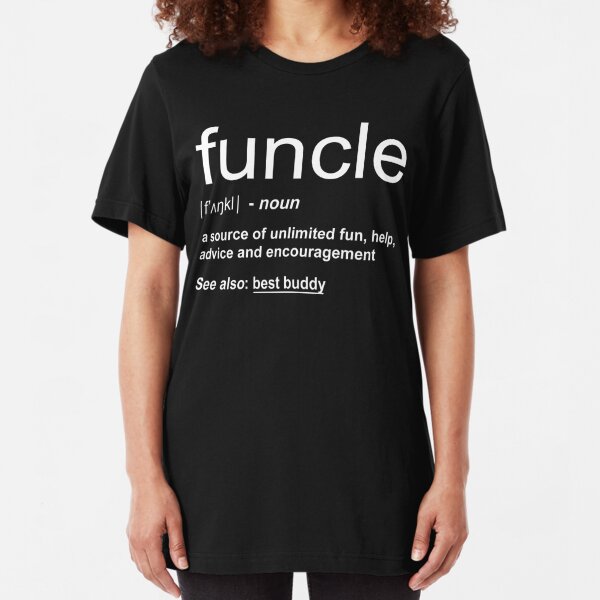 Funcle T-Shirt MEN'S Fun Uncle Gift Idea Granddad Godfather Father Aunt