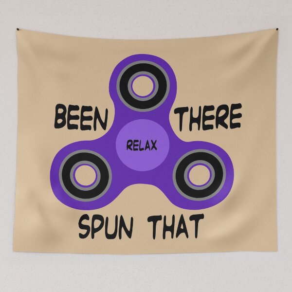 Item preview, Been There, Spun That : Fidget Spinner designed and sold by KingdomArt101.