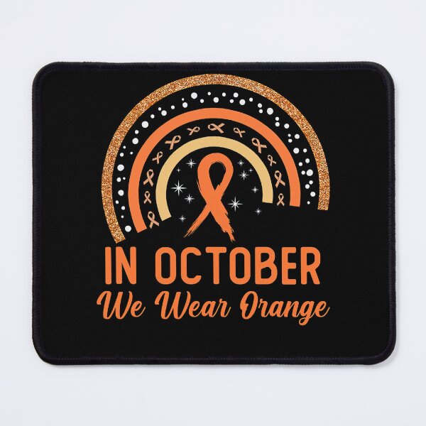 Item preview, ADHD Awareness Orange ADHD Awareness In October We Wear Orange Rainbow designed and sold by TerrellOneal.
