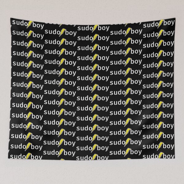 Item preview, sudo boy. A funny design perfect for unix and linux users, sysadmins or anyone in IT support designed and sold by robimerch.