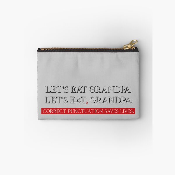 Item preview, Let's Eat, Grandpa - Correct Punctuation Saves Lives designed and sold by mymymagic.